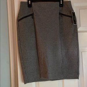 Grey patterned Alfani Pencil skirt